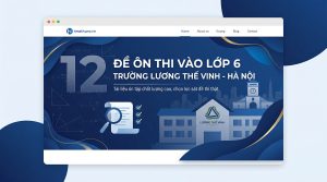 12 đề ôn thi vào lớp 6 trường Lương Thế Vinh